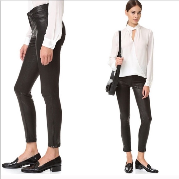 L’Agence Aurelle  leather pants 25 Intermix - Picture 5 of 8